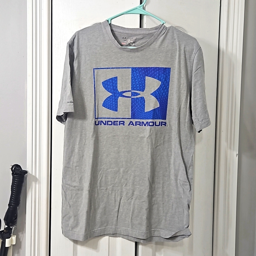 Ua Men's Lg Gray Graphic Tee